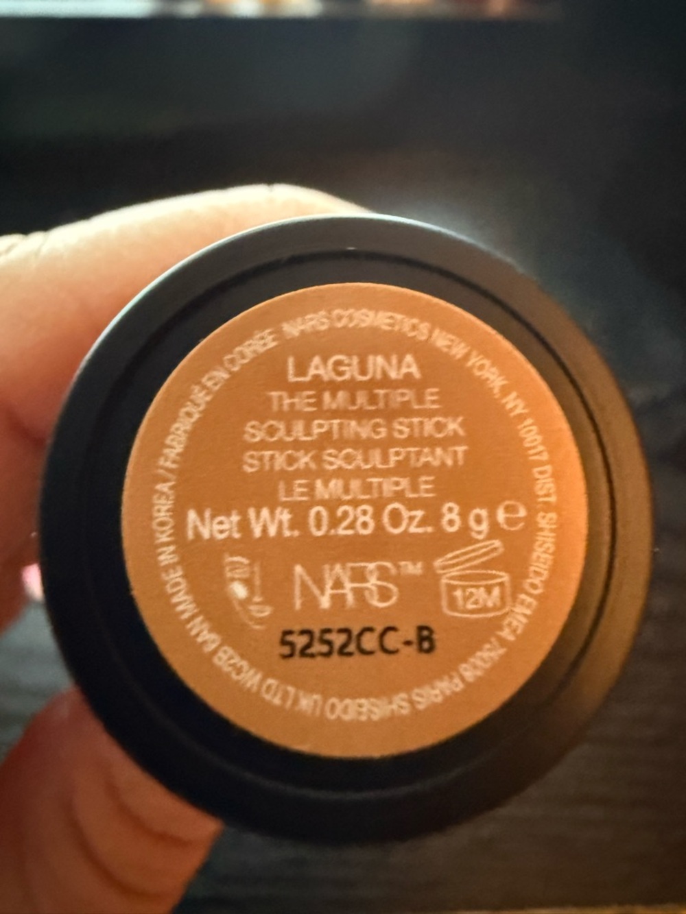 NARS Sculpting Stick Box with Gold Lettering - Picture 4 of 5